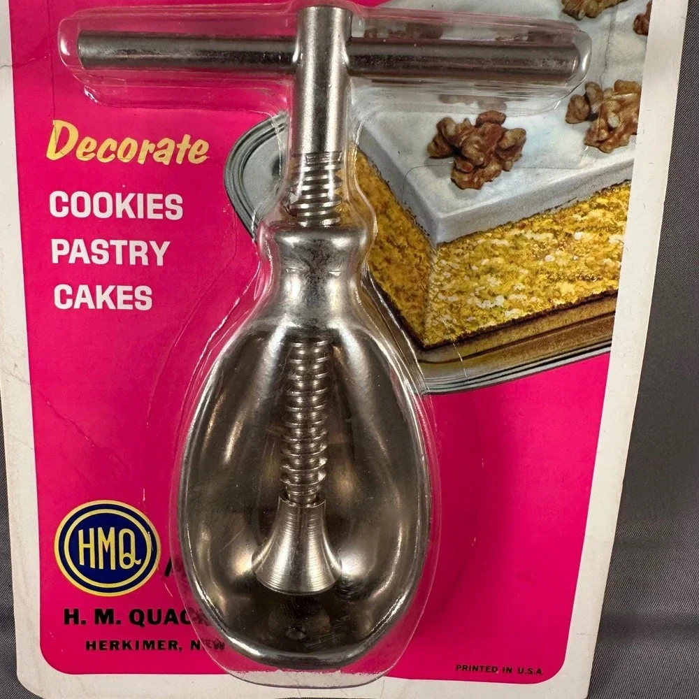 Vintage New HMQ‎ Nutcracker Hard Soft Shell Nuts Decorate Cookies Pastry Cakes